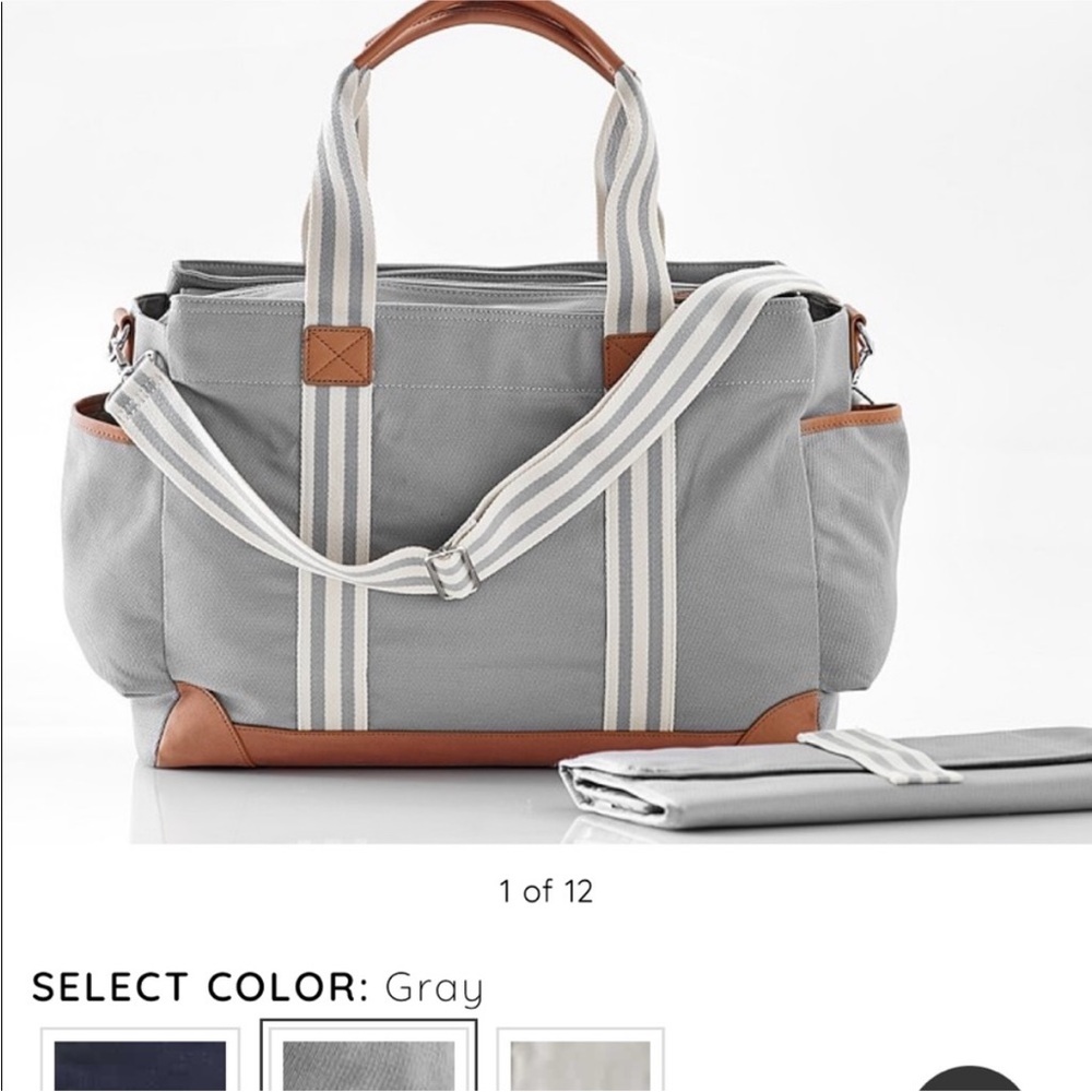 👶👶👶 Pottery Barn Kids classic Diaper Tote Bag 🎈🎈🎈